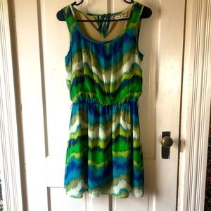 Tye dye tank top dress